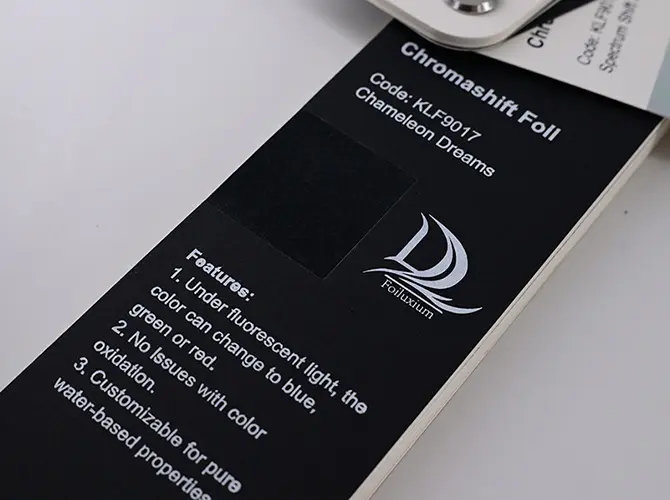 Feuille de chromashift