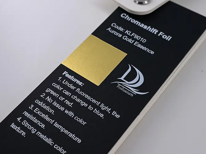 Feuille de chromashift