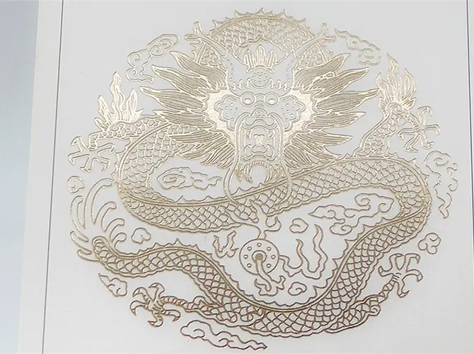 Feuille d'estampage à chaud